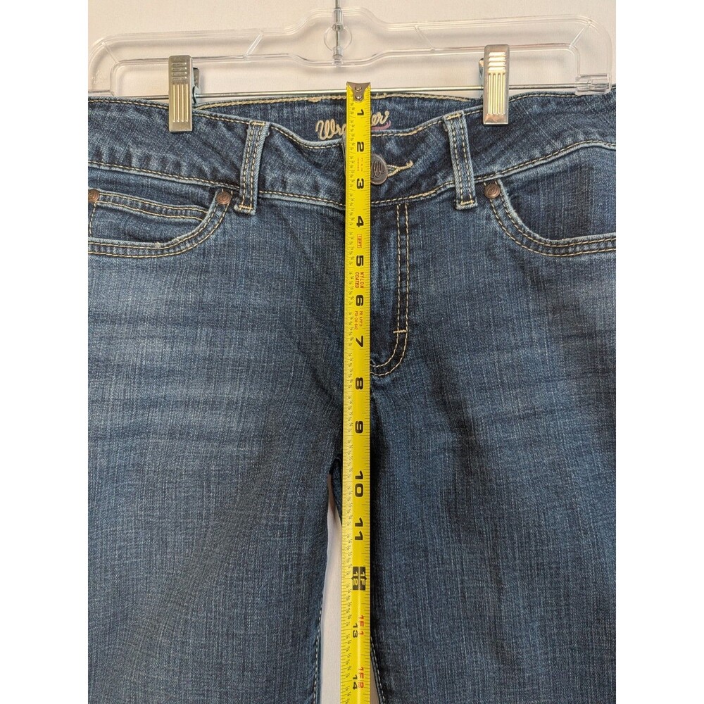 Wrangler Wide Leg Flare Jeans Womens Size 7 Cowgirl Rodeo Hippie Denim Pant - Picture 7 of 16
